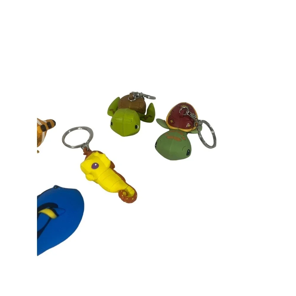 Finding Nemo Figural Keychain Marlon Dory Nemo Turtles Seahorse